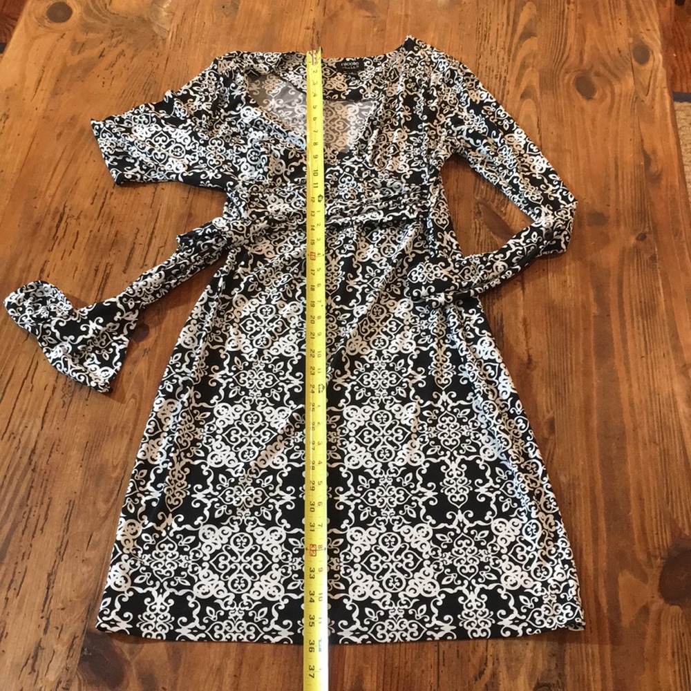 Nicole stretch jersey wrap dress